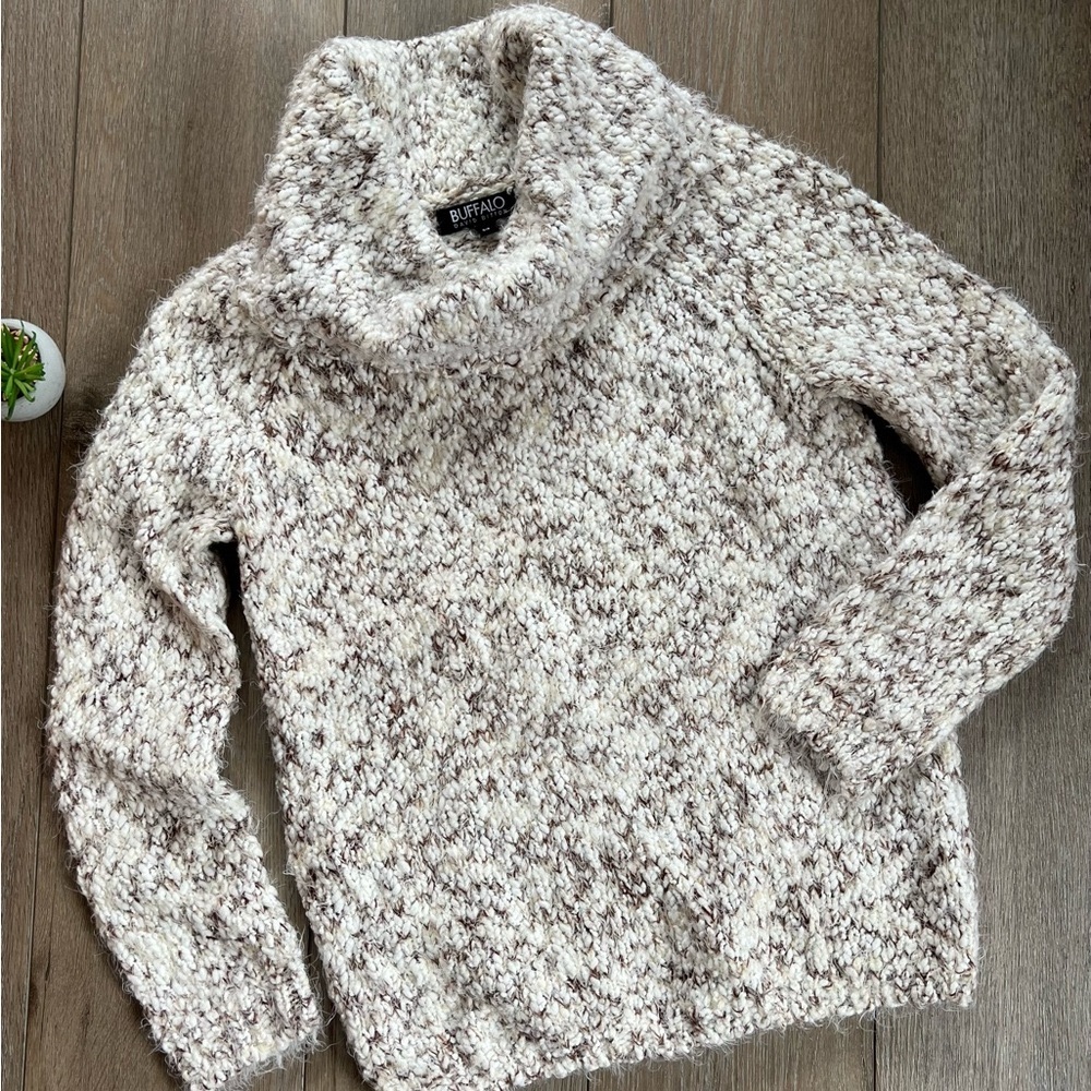 Buffalo David Bitton Knit cowl neck sweater pullover